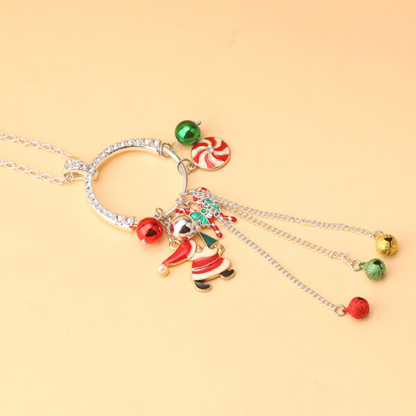 Wholesale Christmas Santa Claus Candy Bell Long Neck