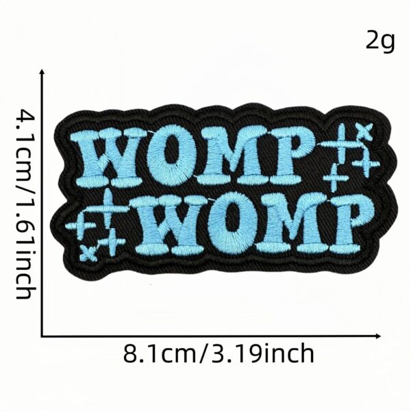 Wholesale Cartoon English Math Series Embroidery DIY Patches