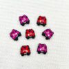 Wholesale 10pcs Romantic Double Sports Car Silicone DIY Beads