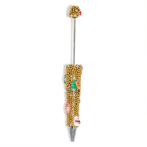 O1CN01A9cCh527RFdbI6y4a_2220917247793-0-cib Wholesale Christmas Colorful Snowman Beadable Pens