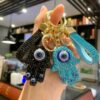 Wholesale Clay Full Drill Demon Eye Keychain