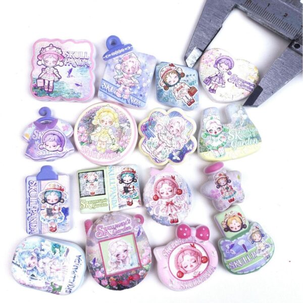 O1CN01AE5taV1l5L9A2axkq_2221007554767-0-cib Wholesale style of Monet Garden SP double-sided embossed printed beaded bag chain aessories pendant
