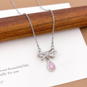 Xl62 bow necklace gold