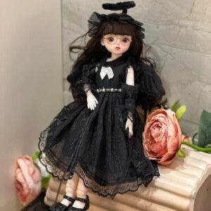 black wings angel / A complete set of dolls (comes with glasses)