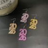 Wholesale 2026 Acrylic Digital Earrings