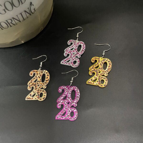 Wholesale 2026 Acrylic Digital Earrings