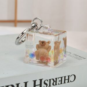 Glow-in-the-dark capybara plush toy [lying down]