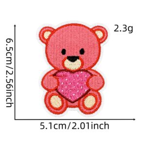 Pink couple cloth stickers 18#