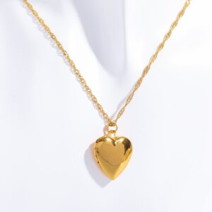 Love photo album necklace