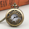 Wholesale Quartz hanging watch hollowed out rabbit cartoon pocket watch