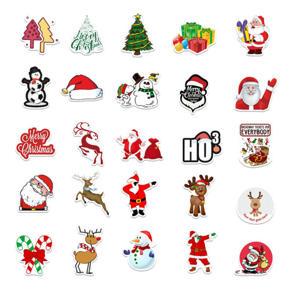 Wholesale 50pcs Christmas series stickers