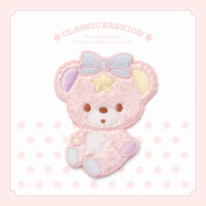 Self-adhesive *little bear pink* plush