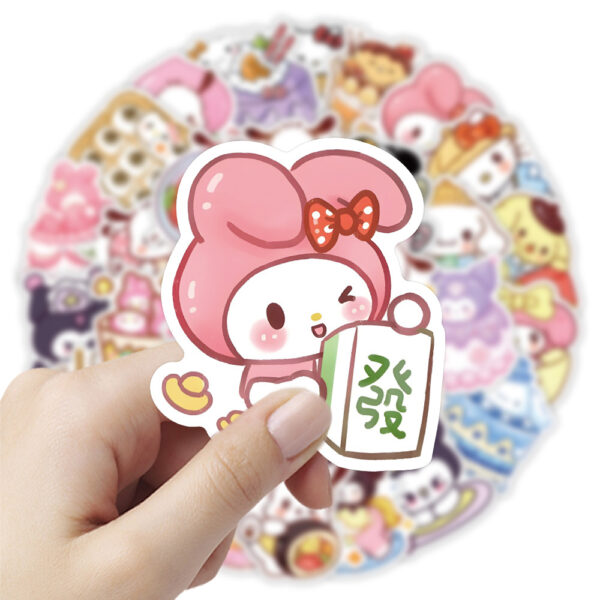 Wholesale 52 Cute Sanrio Cartoon Waterproof Vinyl Stickers OLY Exclusive