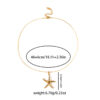 Wholesale Stainless Steel Starfish Pendant Necklace Ocean Vacation Style