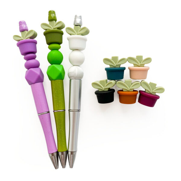 Wholesale Flower t Grass Focal Beads