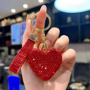 Full of diamond hearts (red) / 5*4.5