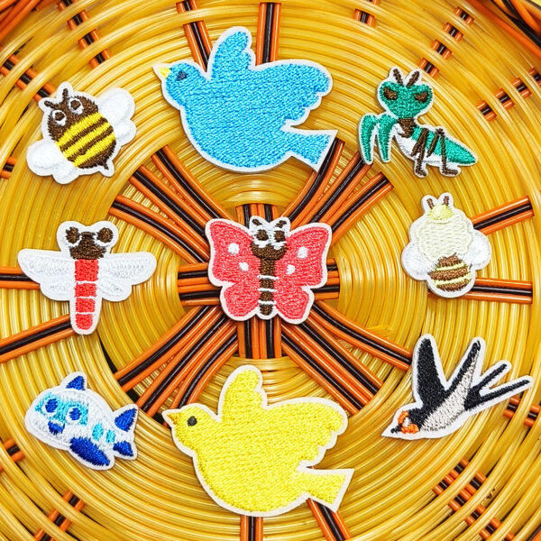 O1CN01AZFufl1C3UnSk3pC0_2893910025-0-cib Wholesale Colorful bird embroidery DIY patches