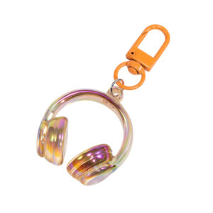 Dark coffee color plated earphones + door buckle