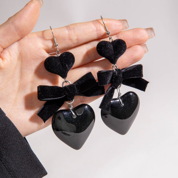Wholesale Bow Love Valentine's Day Acrylic Earrings