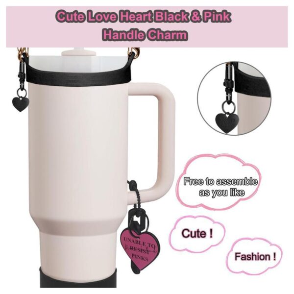 Wholesale Black Cup Set Cross Keychain 40oz Cup Accessories Set
