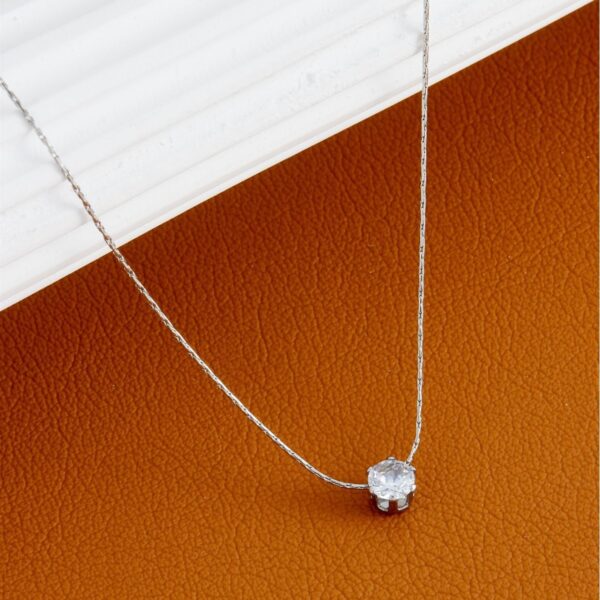 Wholesale Zircon Necklace All-match Collarbone Chain Titanium Steel Necklace