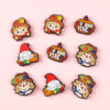 Wholesale 20pcs Cartoon Scarecrow Teether Pumpkin Silicone Beads