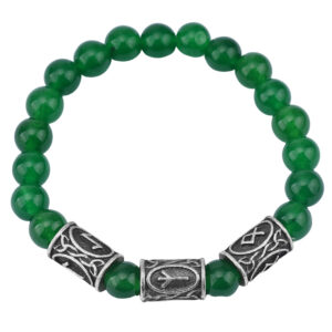 Green pearl + 3 ancient tin runes / Rune pattern random