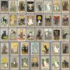 Wholesale cat tarot graiti personality stickers