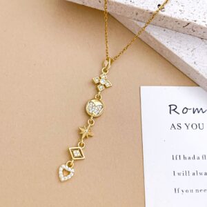 Xl5091 butterfly love necklace gold