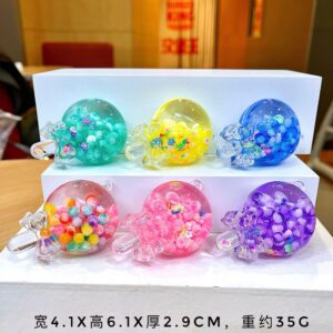 [Mixed] Glow-in-the-Dark Bubble Bead Cheese Sticks / Without key fob