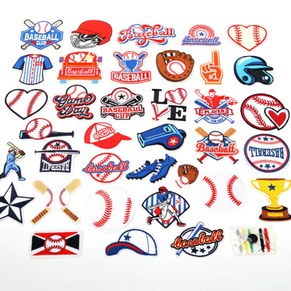 Wholesale Cartoon Baseball Football Embroidery DIY Patches