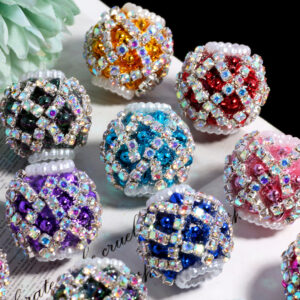 O1CN01AnCh961DdyAWN5QbL_2491030240-0-cib Wholesale Diamond-shaped flower pattern hollowed-out snowflake design spacer beads