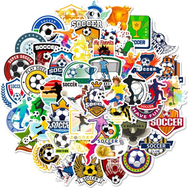 Wholesale 50 World Cup Soccer Series Waterproof Decorative Stickers