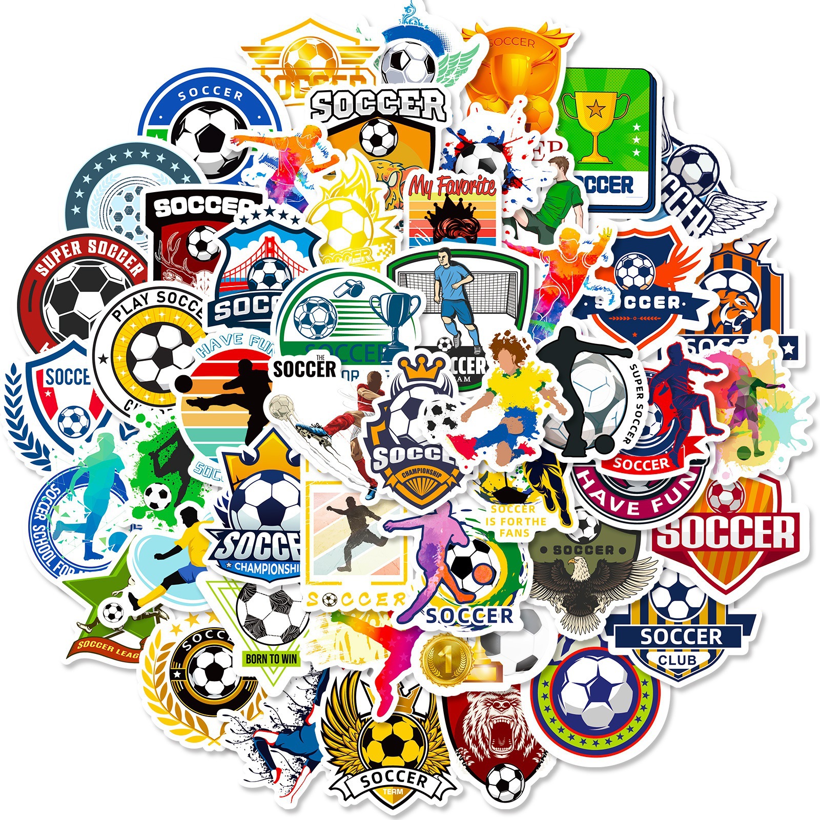 Wholesale 50 World C Soer Series Waterproof Decorative Stickers