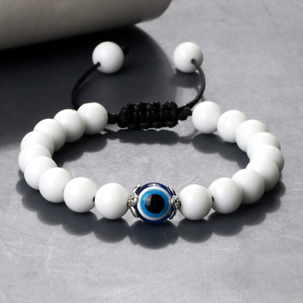 Wholesale Jewelry Bohemian Bracelet Devil's Eye Beaded Braided Hand Rope Yoga Beads Hand Jewelry