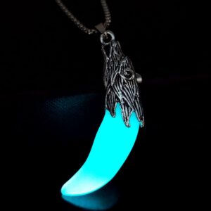 Ancient silver blue green light