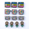 Wholesale 20PCS Creative Cartoon Letters Focus Beads Dream Catcher Silicone Beads