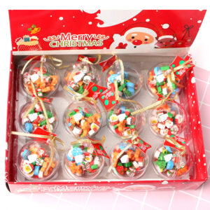 Wholesale Cartoon cute rubber ball Christmas tree Crystal eraser