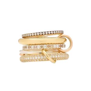 Wholesale Interlocking Stacking Rings Micro-Encrusted Fully Hand-Polished Classy Jewelry