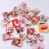 Wholesale OLY Exclusive - Printed Beads with Various Shaped Vertical Holes