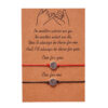 Wholesale Compass Adjustable Vintage Wax Woven Bracelet