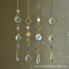 Wholesale garden decoration dream amethyst sun moon stars Wind Chimes