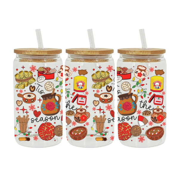 Wholesale UV Transfer Paste Glass Crystal Label Crystal Paste Cross-border Special Paste for 16oz Glass Cup 23cmX11cm