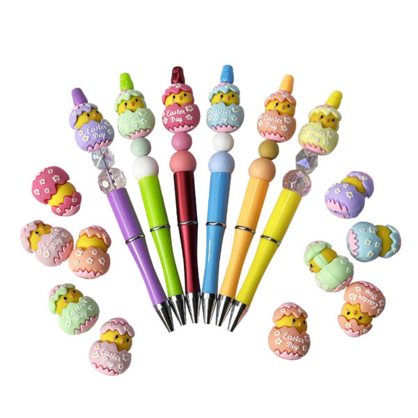 Wholesale 3D DIY Eshell Doll Cartoon Pendant Silicone Focus Beads