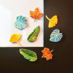 Wholesale Plant Embroidery Sticker Jute Bag Decorative DIY Patches