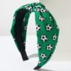 Wholesale Sports style colorful football printed wide edge headband