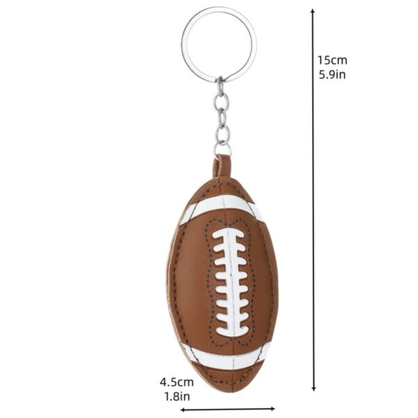 O1CN01B1Och21bFjykoqai4_2857743436-0-cib Wholesale Sport-style PU padded cotton ball keychain pendant
