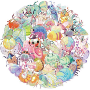 Wholesale 50pcs colored insects