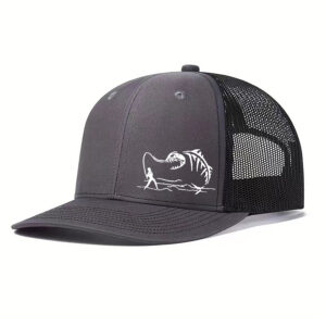 Dark gray + black net