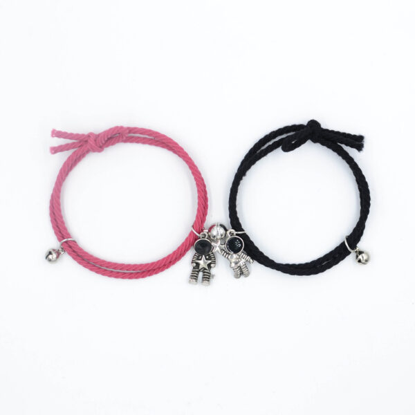 Wholesale Cute astronaut couple elastic thread bracelet